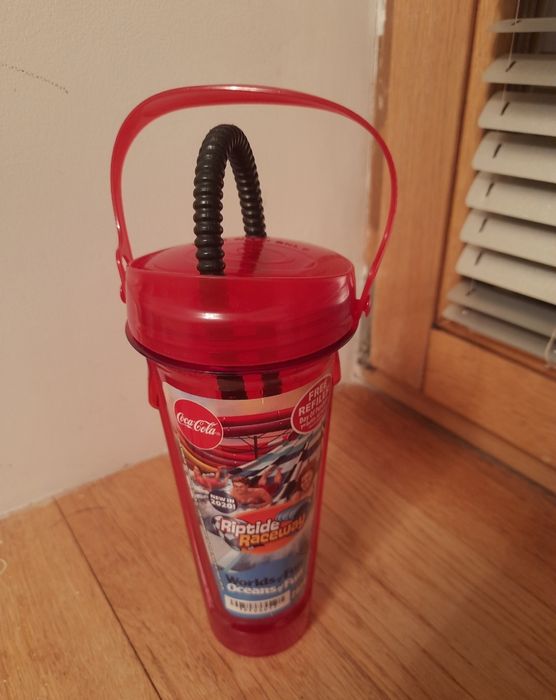 Пляшка стакан дитячий з трубочкою