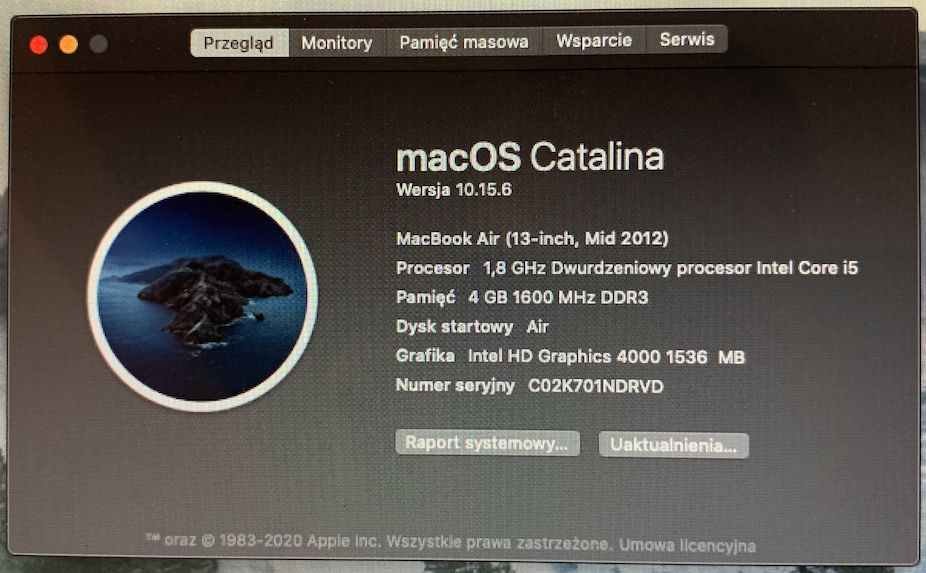 Macbook Air 13'' (MD231LL/A) w super obudowie JCPAL Mac Guard Ultra