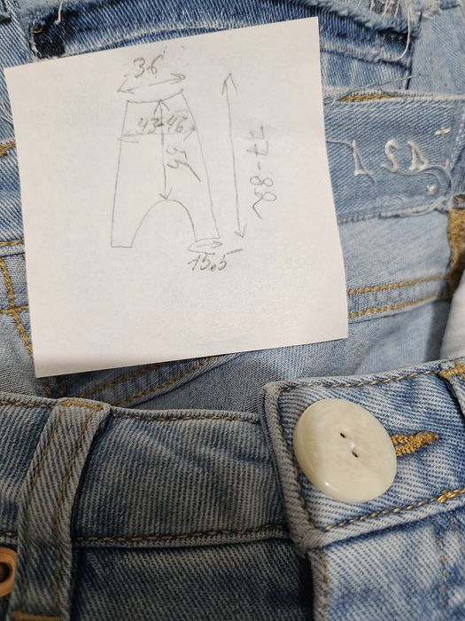 Dżinsy kroki alladynki haremki