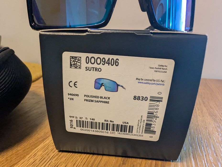 Oakley Sutro - Polished Black / Prizm Sapphire