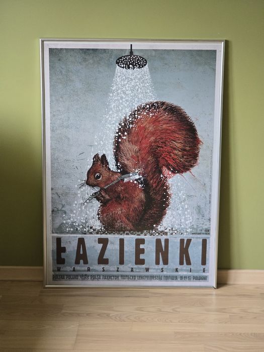 Plakat Ryszard Kaja Łazienki Warszawskie