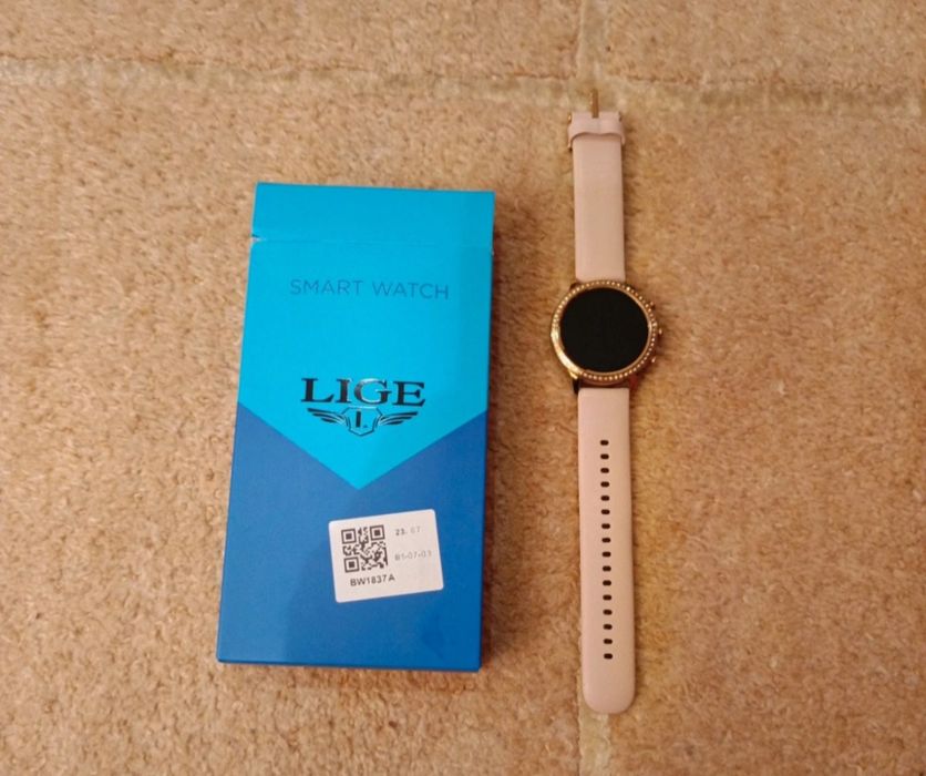 Smartwatch Lige com 2 braceletes