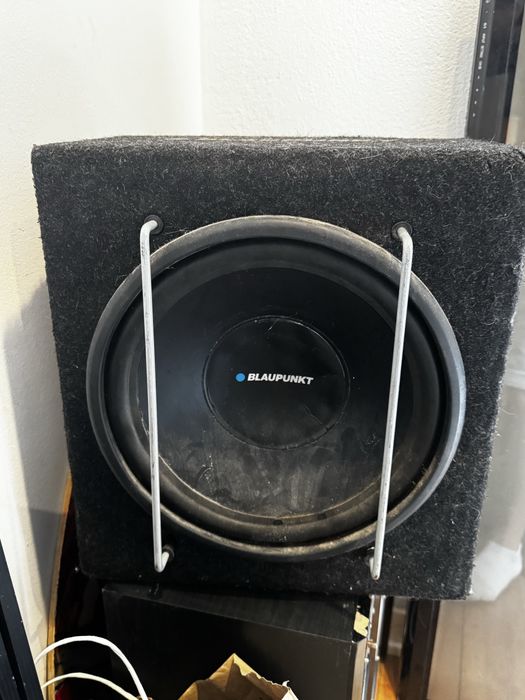 Subwoofer Blaupunkt com caixa – grave potente