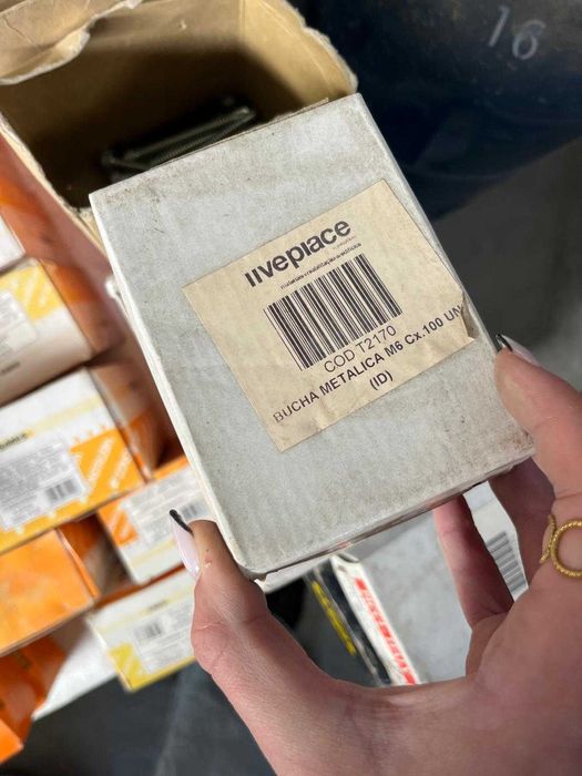 Bucha Metálica M6 Cx.100