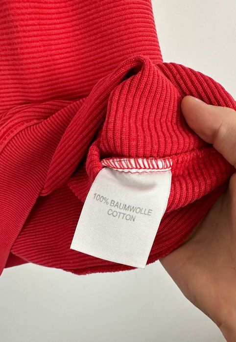 Sweter prążkowany CARLO COLUCCI sport boxy oversize r. L