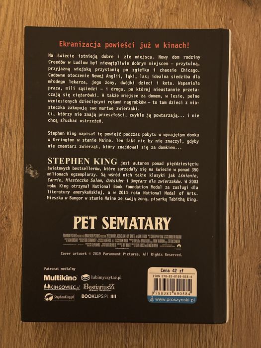 Książki Stephen King w bardzo dobrym stanie