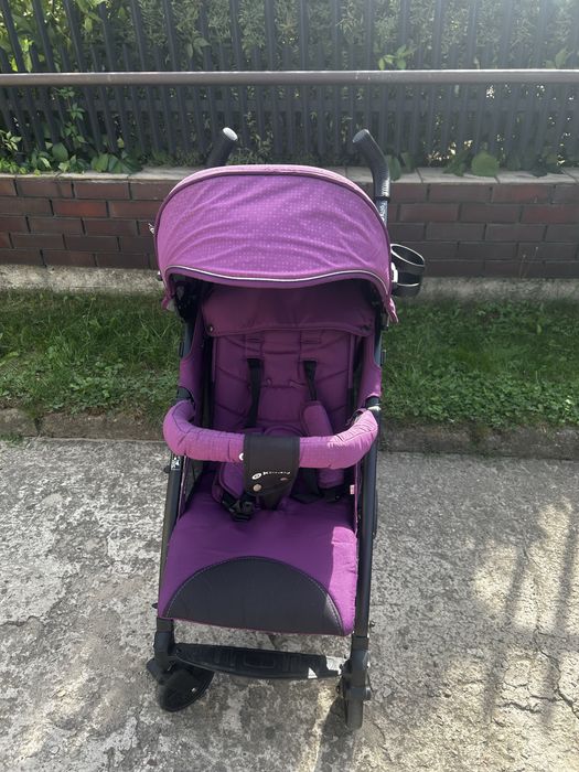 Fioletowy wózek spacerówka kiddy evocity 1