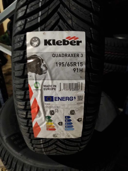 Nowa Opona Całoroczna 195/65R15 Kleber Quadraxer 3 Produkcja 2022 KRK ...