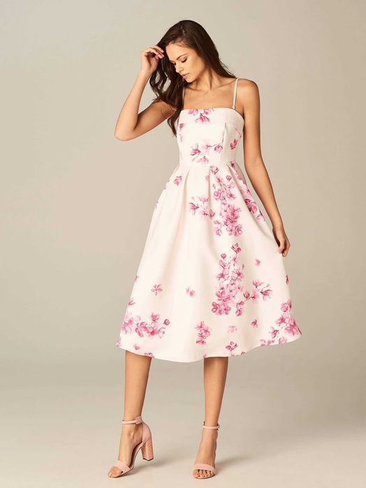 Kwiatowa sukienka midi mohito