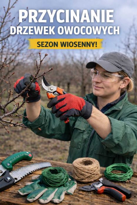 Przycinanie drzewek owocowych i pielęgnacja ogrodów i nie tylko!