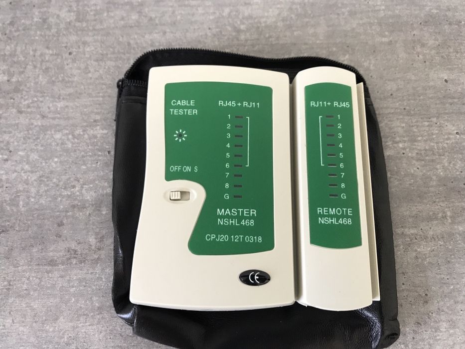 ХИТ Кабельный LAN лан тестер витой пары RJ-45 RJ-11 прозвонка кабеля