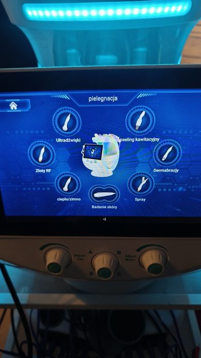 Oczyszczanie wodorowe 9w1, Analizator skóry