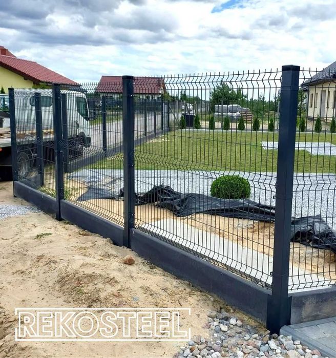 Ogrodzenie Panelowe Słupek Podmurówka Furtka Brama Panel Płot