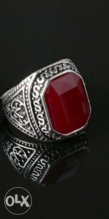 Anel Vermelho Homem
