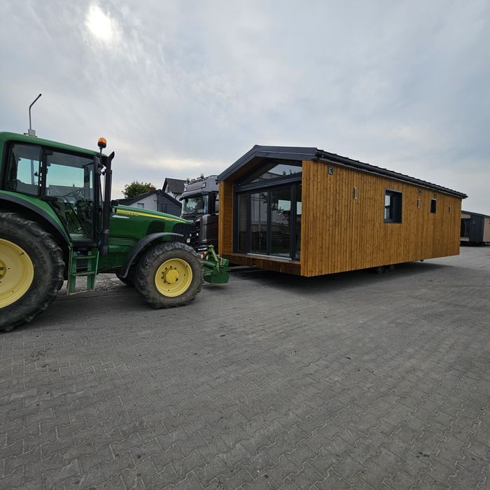 Domek dom na zgłoszenie mobilny 40m² na kołach holenderski nowy