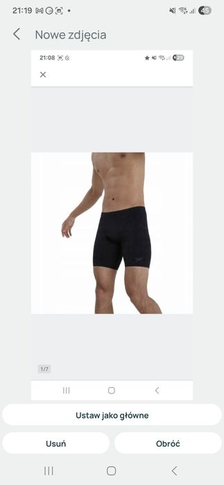 Speedo kąpielówki męskie Bokserki ECOEndurancePlusVCut Mid Jammer rozm