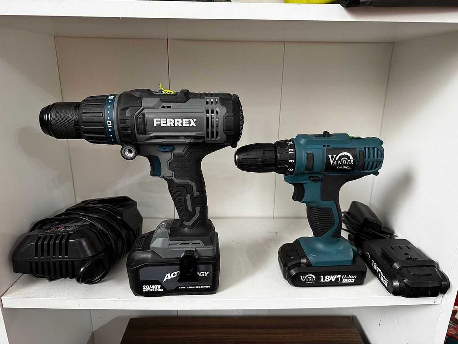 Wkrętarki Ferrex WWS-ASB20-SP i Vander BWA19 ! Jak Nowe !