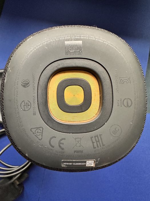 Głośnik bluetooth JBL Link Portable 20W usługi google czarny komplet