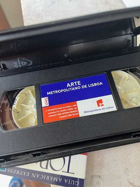 Cassetes VHS metropolitano Lisboa