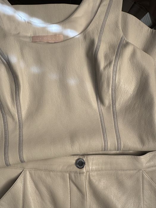 Топ The Coat з екошкіри