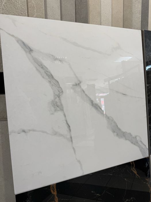 Płytki 59,8 X 59,8 Gres Szkl. Poler Calacatta Warm Wind Impulsive U128