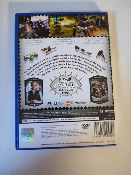 PS2 - Lemony Snicket's A Series of Unfortunate Events64740942460675122