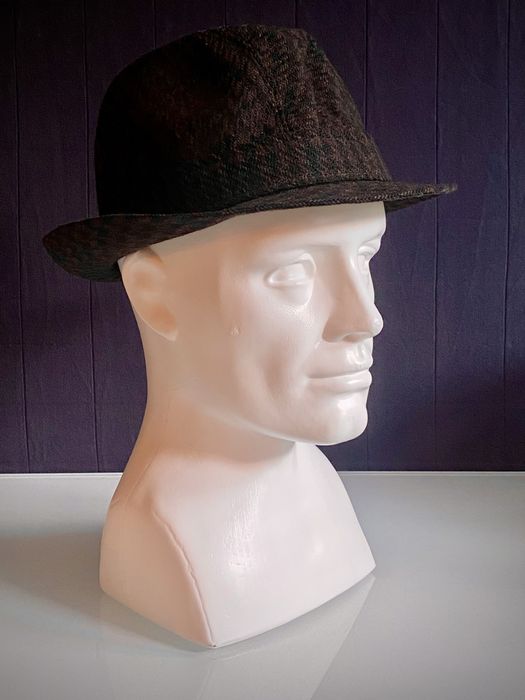 Stylowy kapelusz męski fedora handmade vintage unikat H. Borys