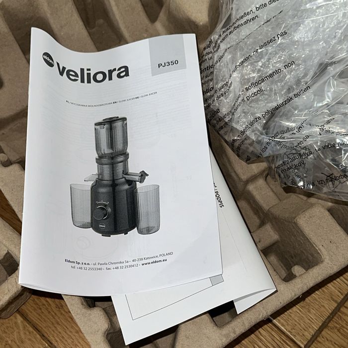 Wyciskarka wolnoobrotowa ELDOM Perfect PJ350
