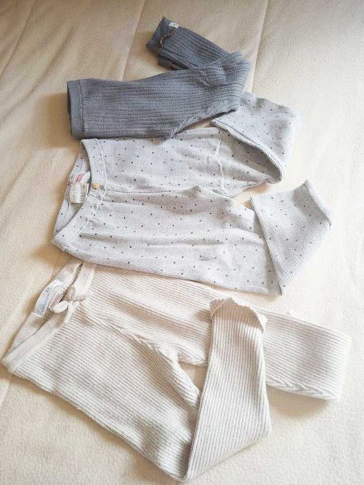 Conjunto Calças Zara Menina 3 anos - 4 Peças Confortáveis e Estilosas