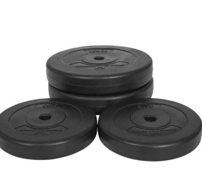Obciążenia bitumiczne 2x5 kg, 2x10 kg na gryf 25 mm