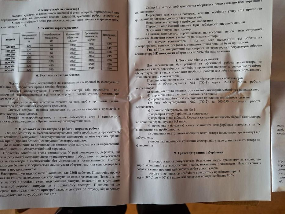 Вентилятор Турбовент "НОК"