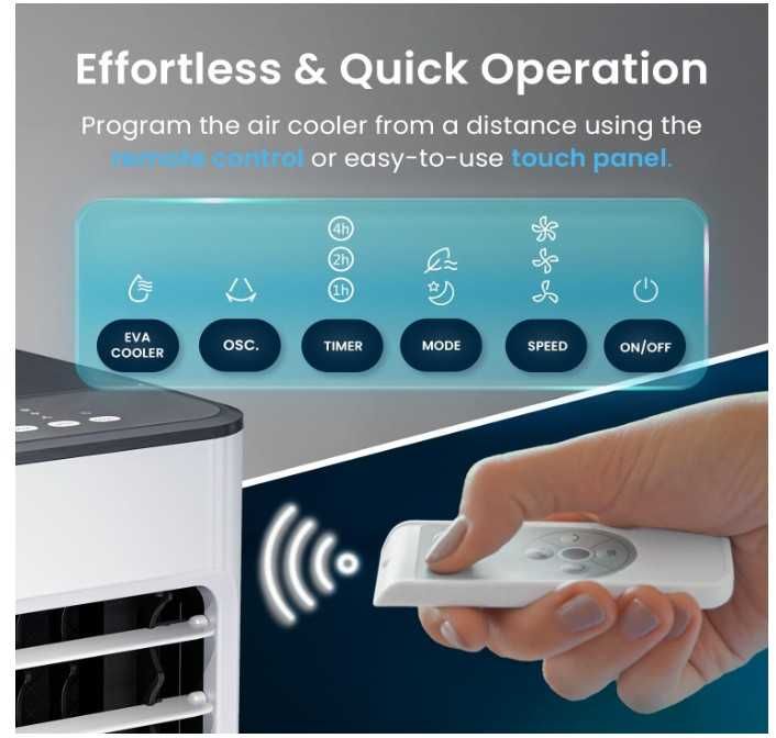 Przenośny wentylator/klimatyzator Pro Breeze sterowany pilotem