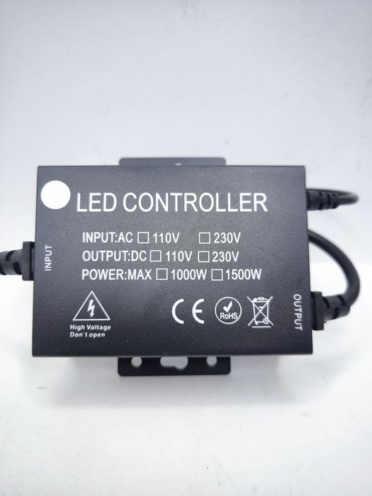 Mocny Kontroler Sterownik LED 230V | 1500W | AC/DC | Do Neonów i Taśm