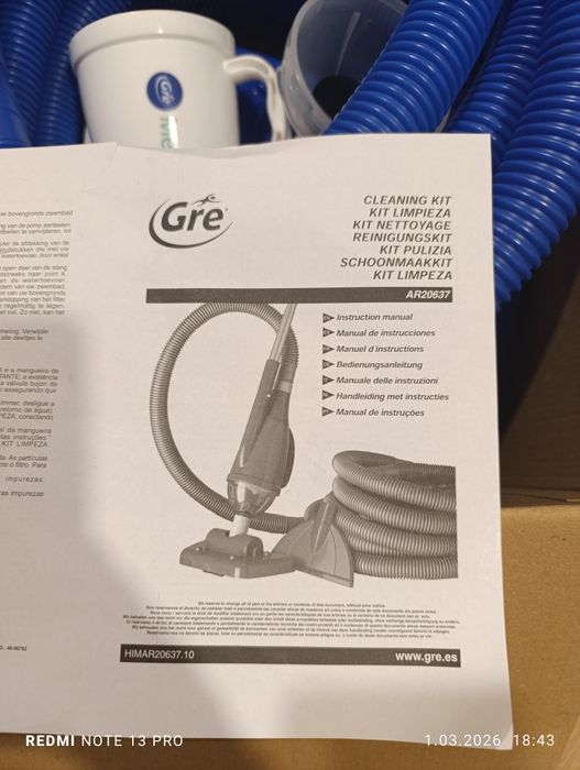 Odkurzacz basenowy LITTLE VAC GRE basen