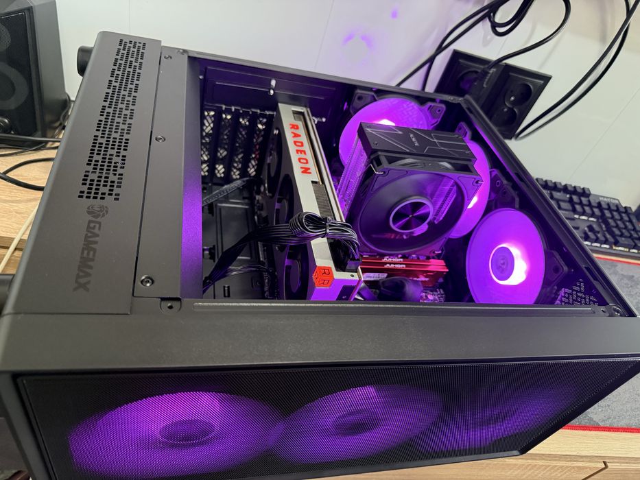 Компьютер ПРО Ryzen 7+32ddr+накопичувач 512 м2+ Radeon VII 16гб відео