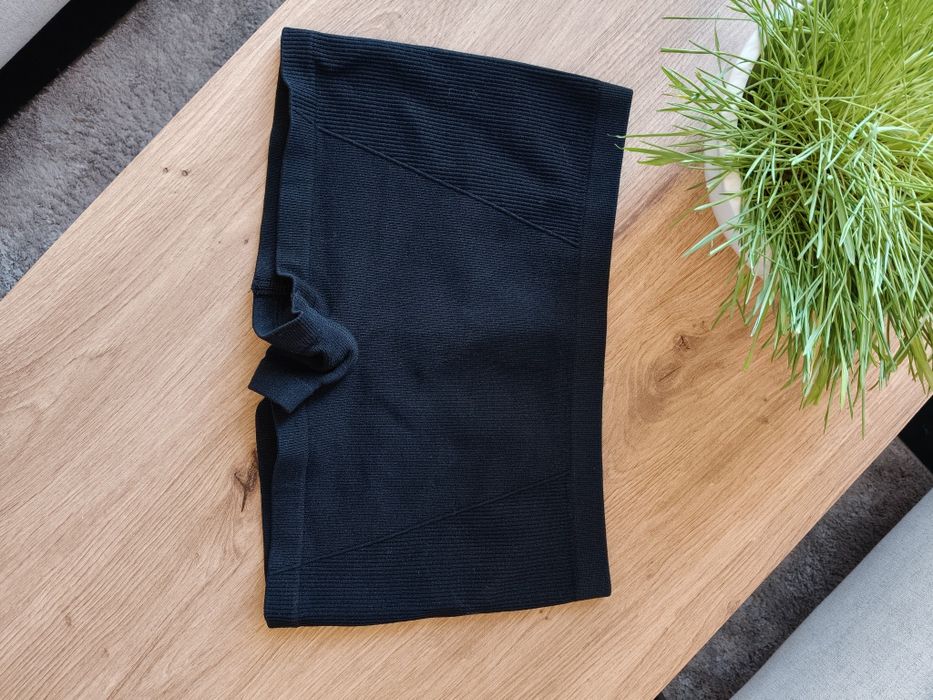 Nowe szorty sportowe spodenki prążkowane krótkie czarne L 40 Shein