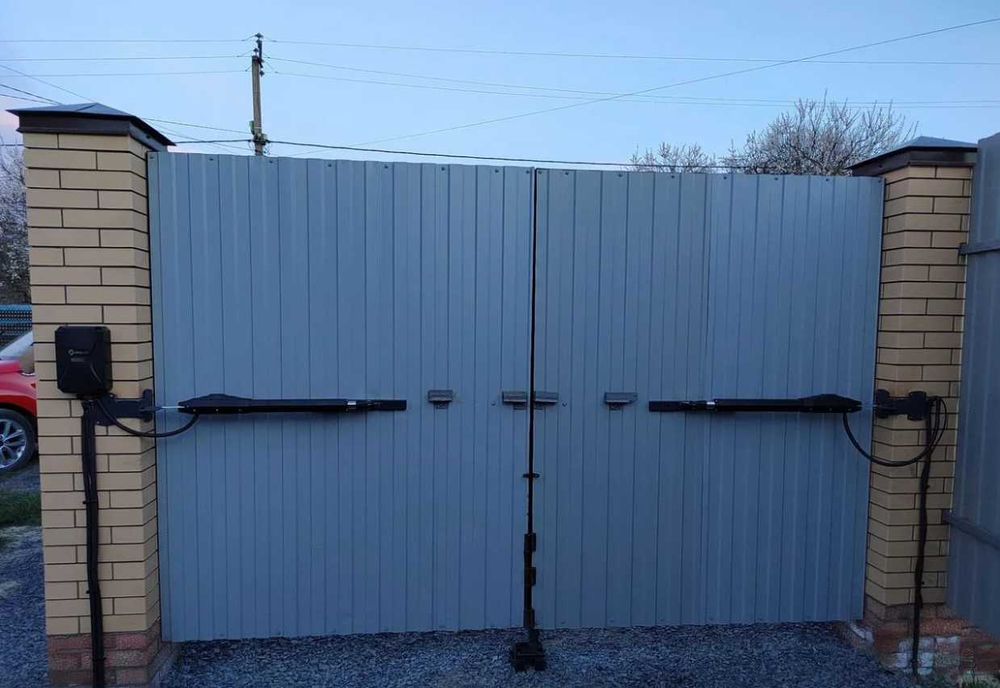 Вставновлення автоматики, Автоматика для розпашних воріт, Привід