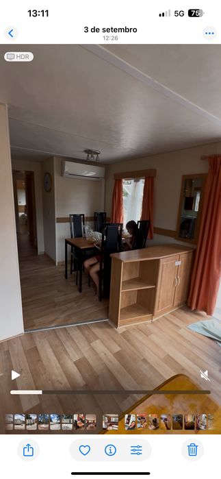 Mobile Home T3 Grande 12x4 em perfeito estado