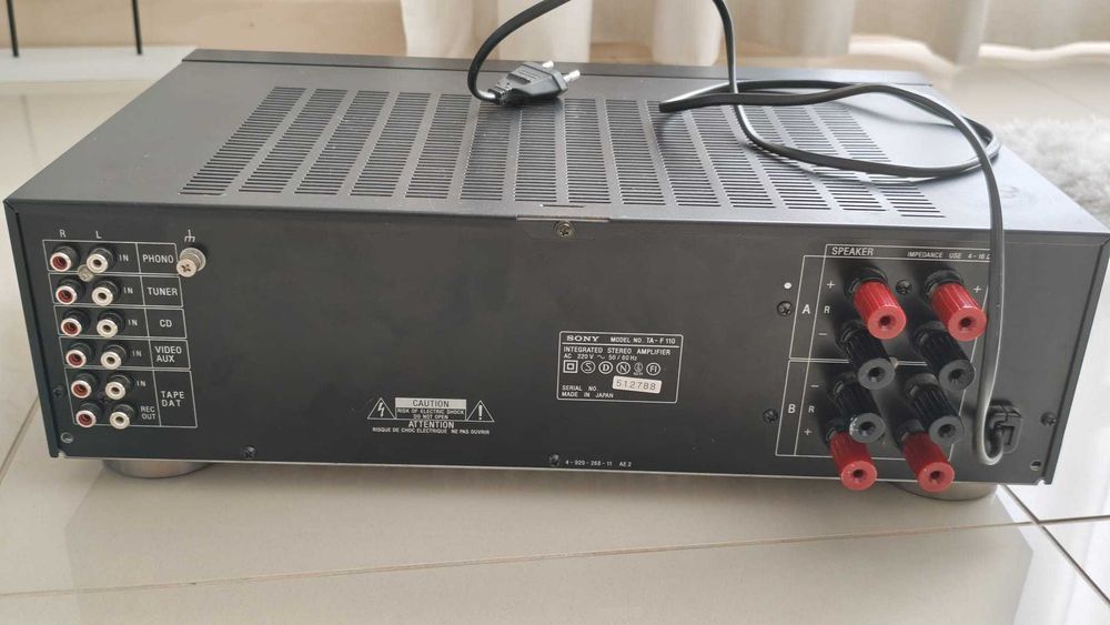 Amplificador Sony TA-F 110 (avariado)
