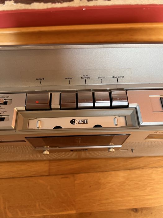 Рідкісна ретро магнітола Sharp GF-8E (Made in Japan, 1980)