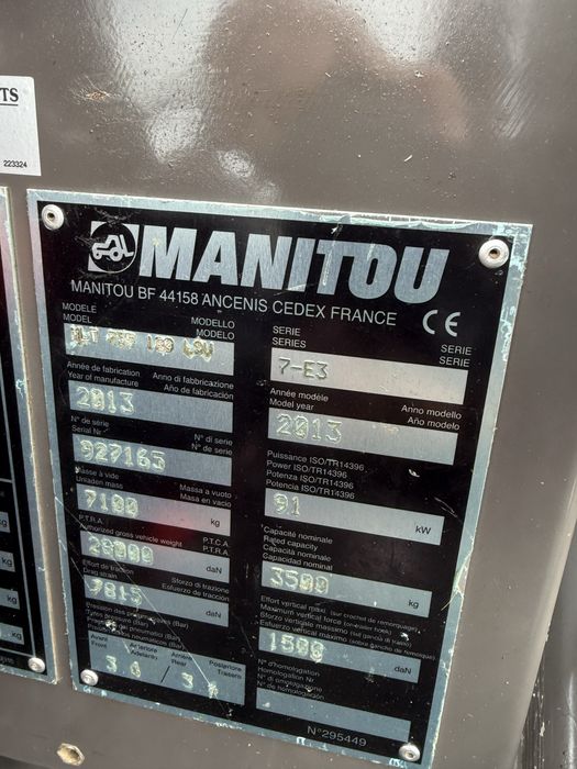 Маніту Manitou MLT 735-120LSU 2013р погрущик