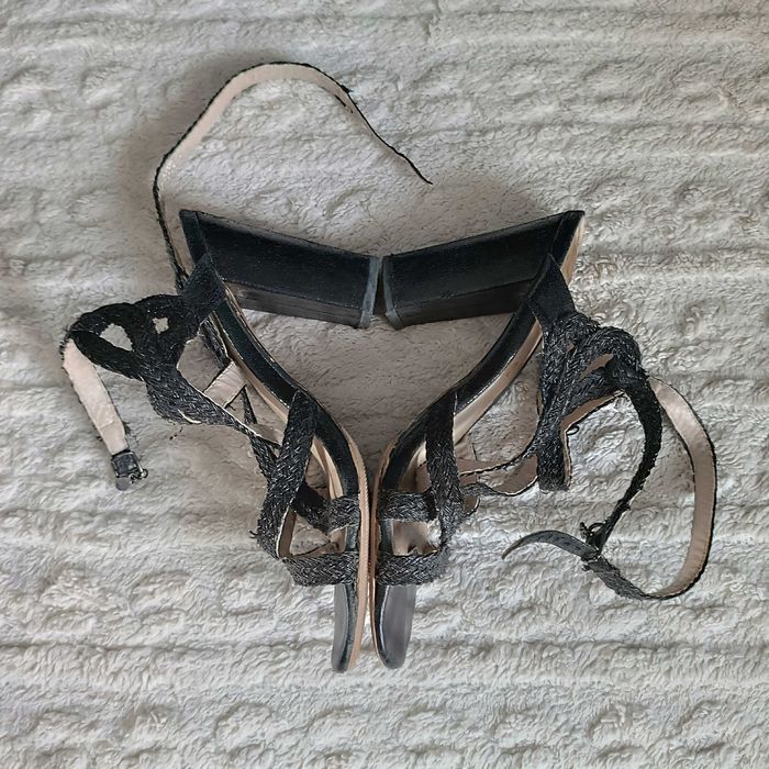 Buty czarne damskie włoskie - rozm.40