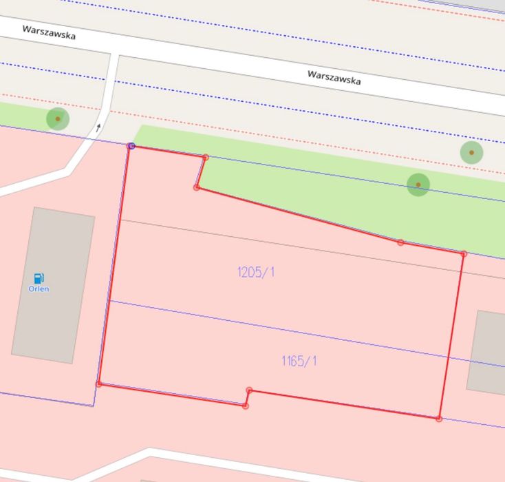 działka inwestycyjna centrum Sochaczew ul. Warszawska