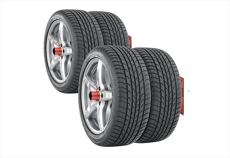 Кронштейни для зберігання коліс, складний (комплект)