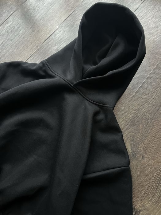 Худі Boxy Fit Чорна Оверсайз Широке Худі Baggy YZY Yeezy Gap Y2K SK8