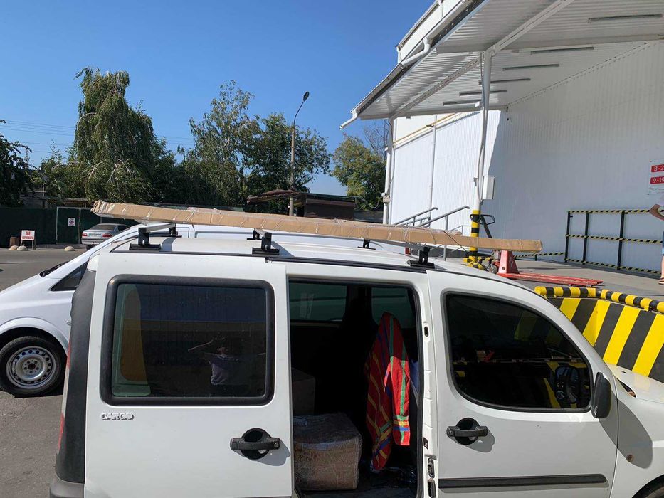 Комплект новых стальных дуг M2 на Макси Базу Fiat Doblo