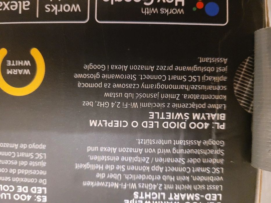 Zestaw lampek świątecznych sterowanych przez sieć WiFi.40 metrów.