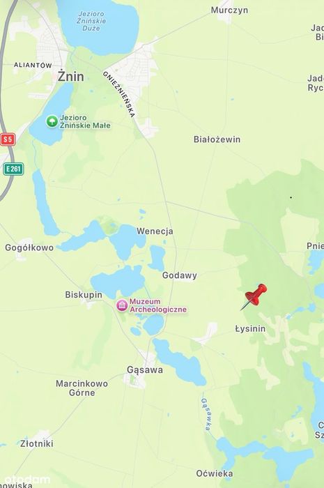 Działka budowlana w otoczeniu jezior i lasów