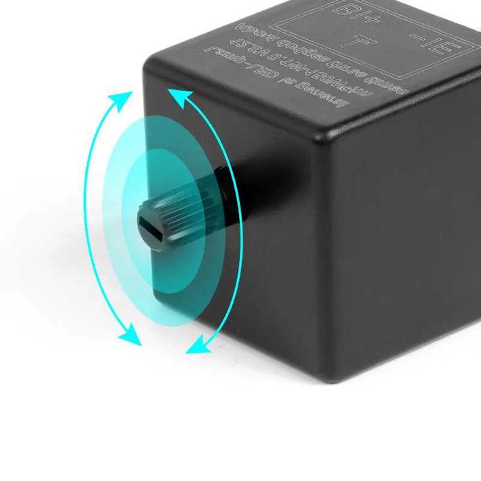 Relé Piscas LED 12V Moto 3 Pinos Ajustável Universal