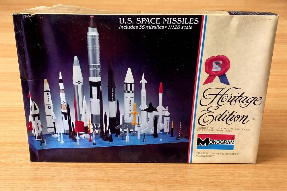 Conjunto de Modelos "U.S. Space Missiles" – Edição de Colecionador